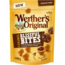 Werthers Original Caramel Blissful Bites Chocolate Cookie 140g Coopers Candy