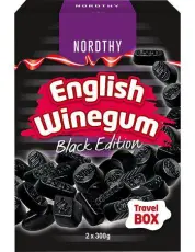 Nordthy English Winegum Black Edition Family Mix 600g Coopers Candy