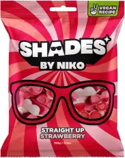 Shades By Niko Straight Up Strawberry 150g Coopers Candy