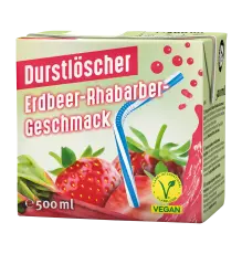 Durstlöscher Strawberry-Rhubarb 500ml Coopers Candy