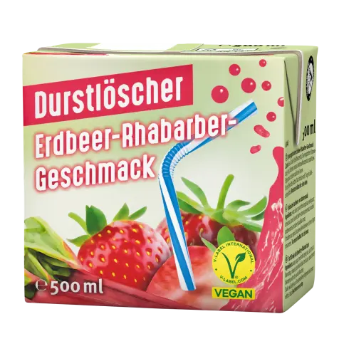 Durstlöscher Strawberry-Rhubarb 500ml Coopers Candy