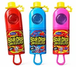Profisa Sour Drop Jam & Lollipop 35g Coopers Candy