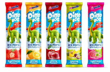 Dino Ice Pops 10-Pack 500ml