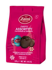 Zaini Choklad&auml;gg med hasseln&ouml;tsfyllning 125g Coopers Candy