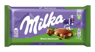 Milka Whole Hazelnut 95g Coopers Candy