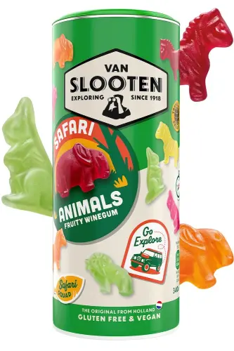 Van Slooten Safari Animals 210g Coopers Candy