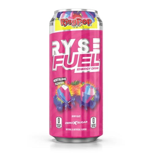 Ryse Fuel Energy Drink - Ring Pop Berry Blast 473ml (BF: 2025-05-31) Coopers Candy