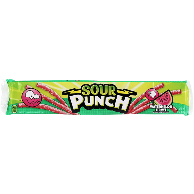 Sour Punch Straws Watermelon 57g(BF:2025-05-16)