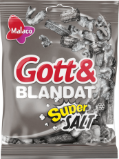 Malaco Gott & Blandat Supersalt 480g Coopers Candy