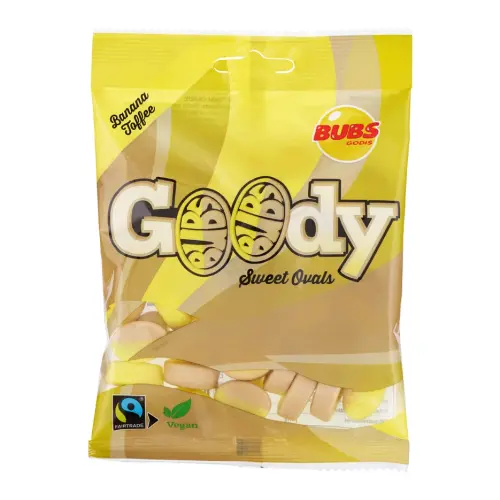 Bubs Goody Sweet Ovals 90g x 12st Coopers Candy