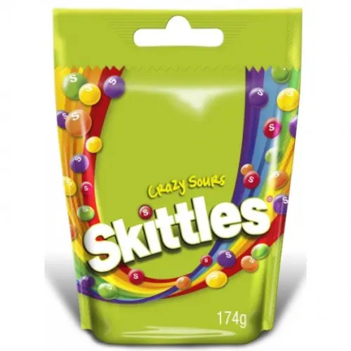 Skittles Crazy Sours 152g Coopers Candy