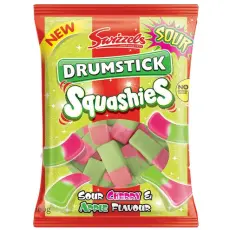 Swizzels Drumstick Squashies Sour Cherry & Apple 140g Coopers Candy