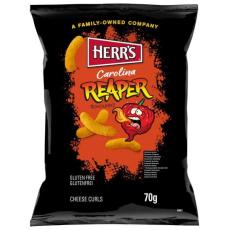 Herrs Carolina Reaper Flavoured Curls 70g Coopers Candy