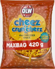OLW Cheez Cruncherz Maxibag 420g (BF:2025-07-21) Coopers Candy