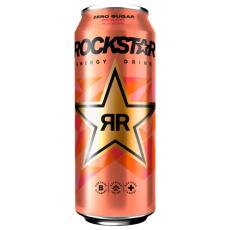 Rockstar Energy Drink Zero Sugar - Peach 50cl(BF:2026-01-31) Coopers Candy