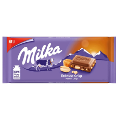 Milka Peanut Crispy Caramel 90g Coopers Candy