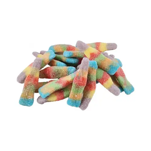 DulcePlus Sour Multicolour Bottles 1kg Coopers Candy