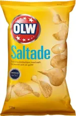 OLW Lättsaltade Chips 175g Coopers Candy