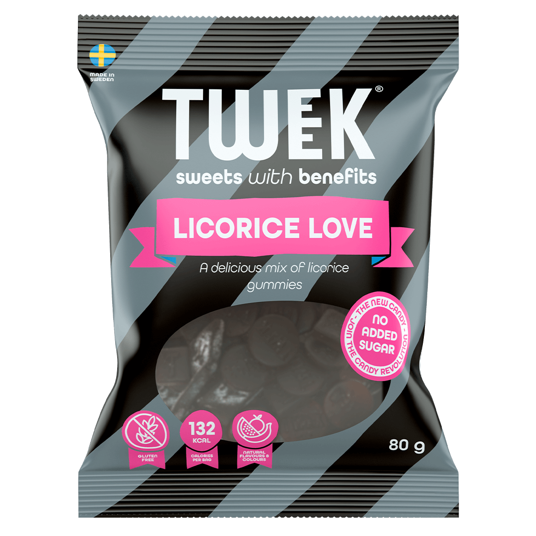 Tweek Licorice Love 80g | Godis | Gottegrisen