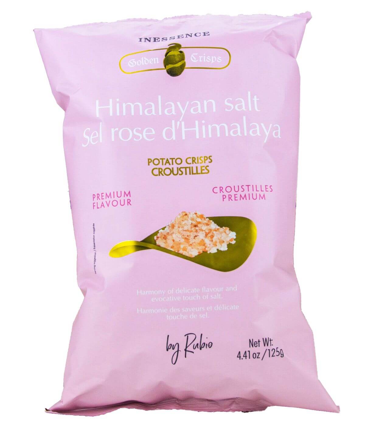 Produktfoto för Rubio Himalayan Salt Potatischips 45g