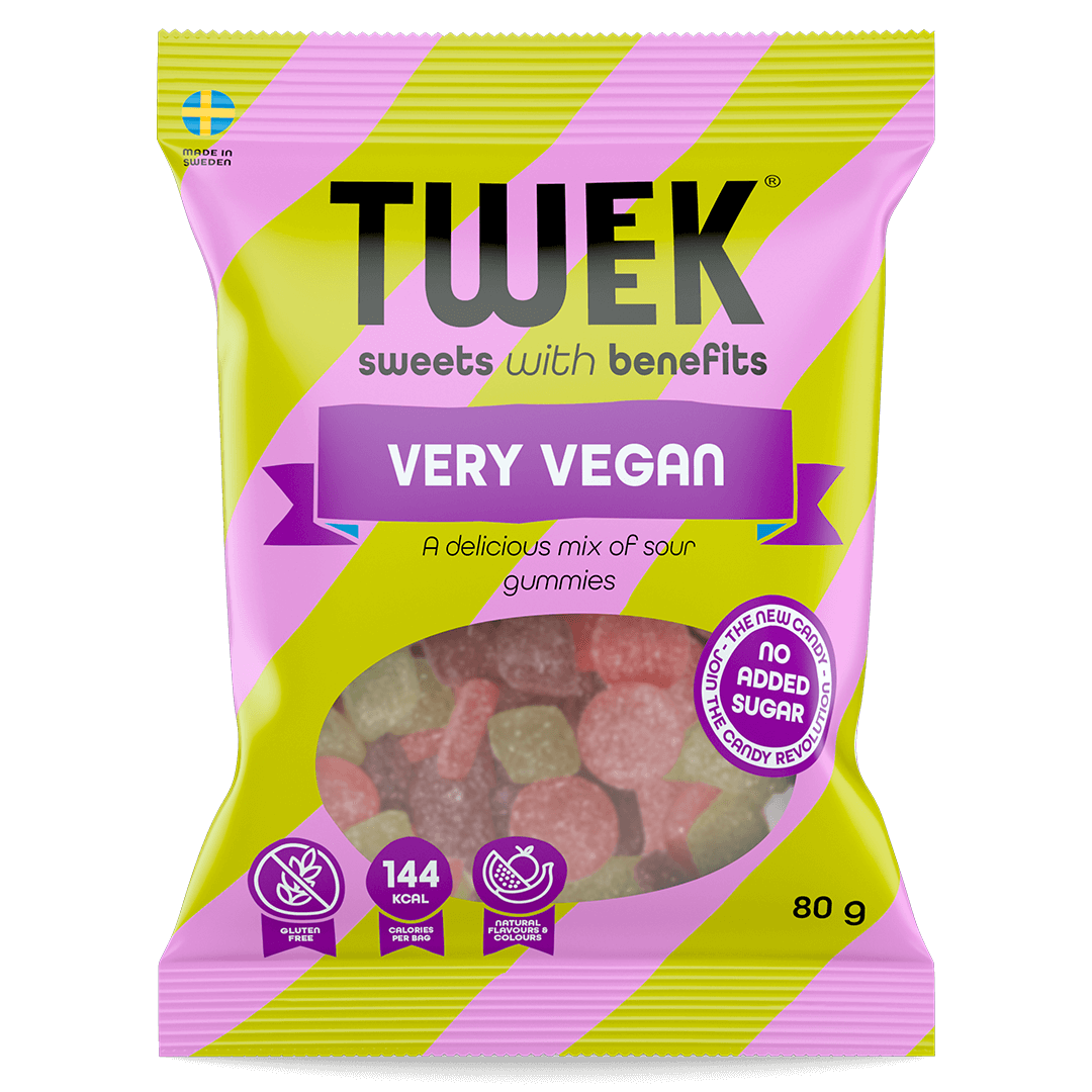 Tweek Very Vegan 80g | Godis | Gottegrisen