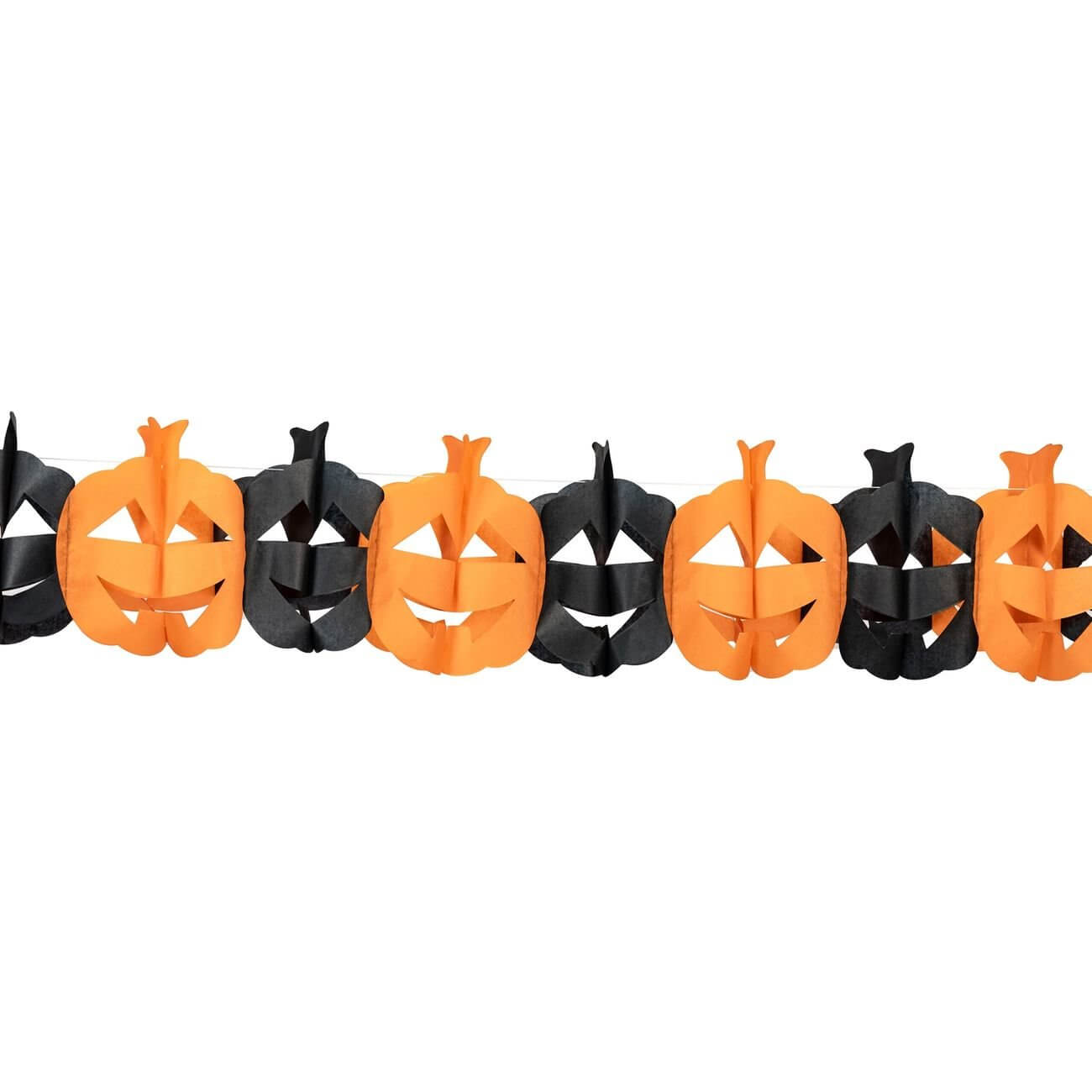 Girlang Pumpor Svart/Orange | Festartiklar | Gottegrisen