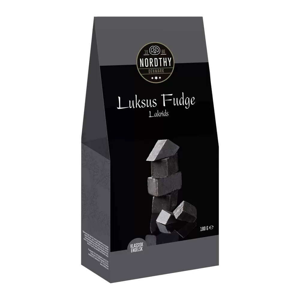 Läs mer om Nordthy Lyxfudge Lakrits 150g