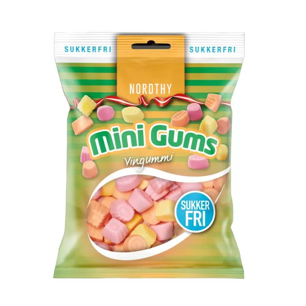 Läs mer om Nordthy Mini Gums Sockerfri 65g