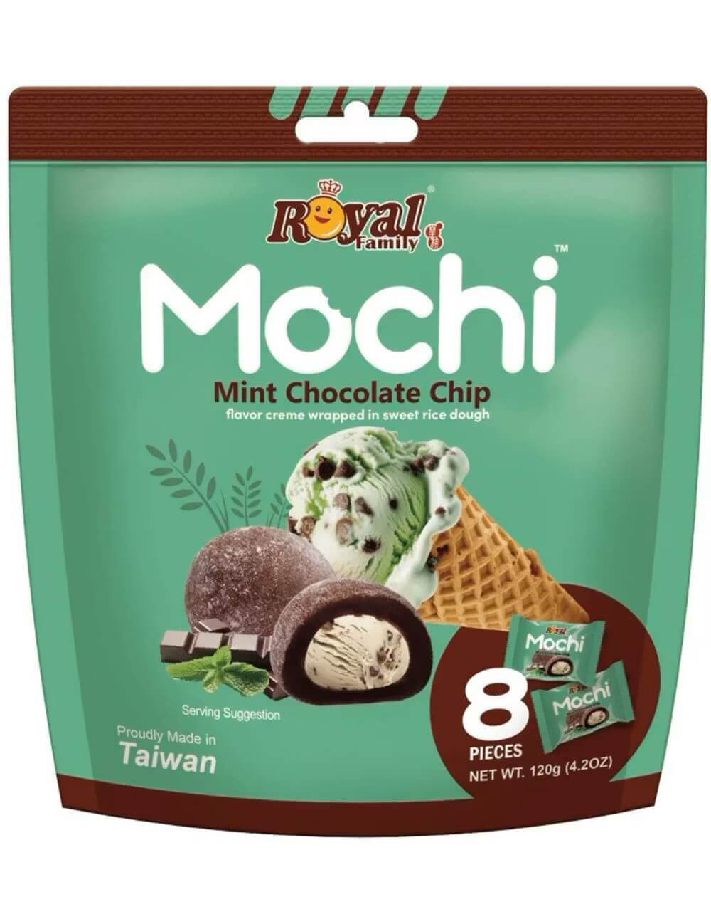 Royal Family Mochi Mint Chocolate Chip 120g
