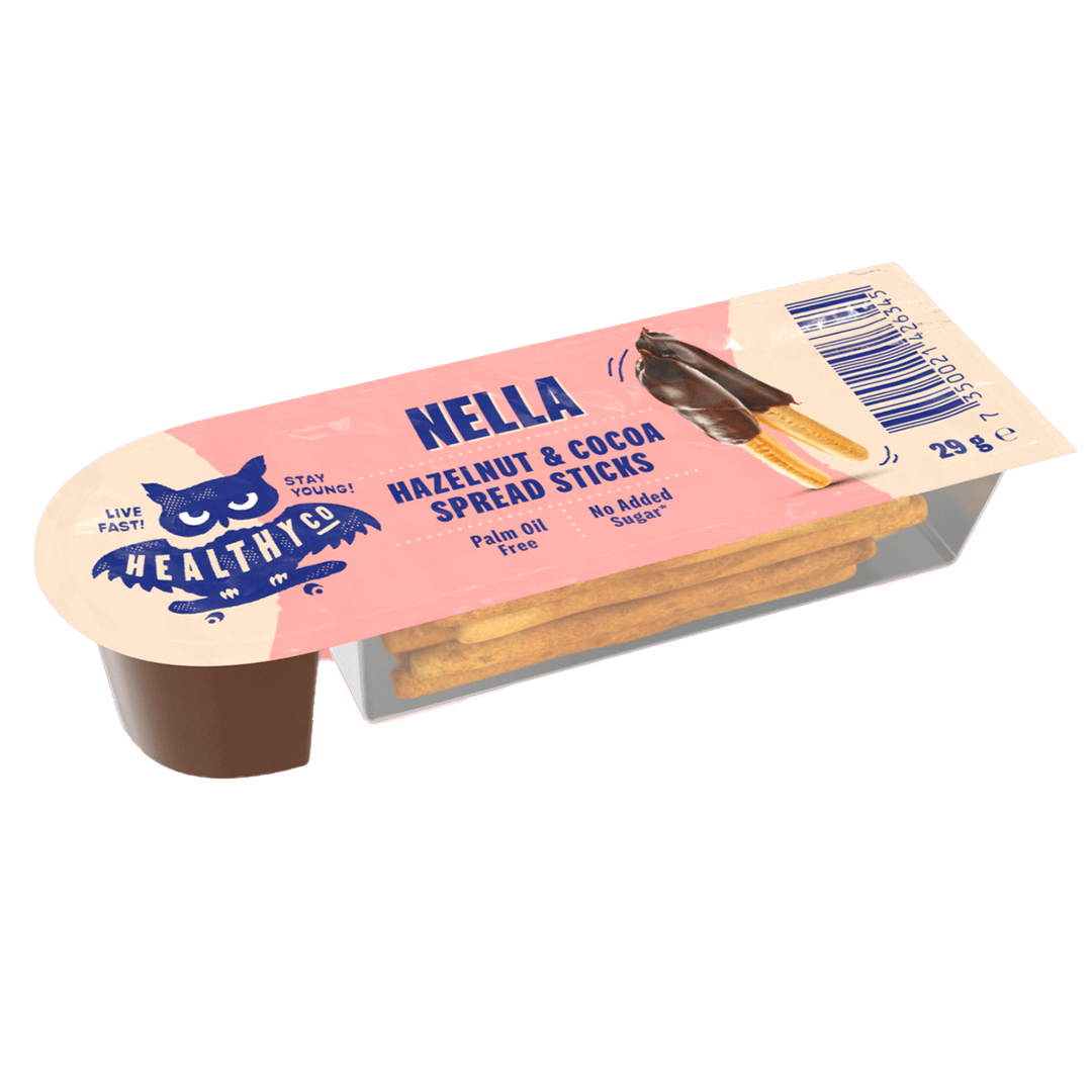 HealthyCo Nella Hazelnut Sticks 29g | Godis - Choklad | Gottegrisen