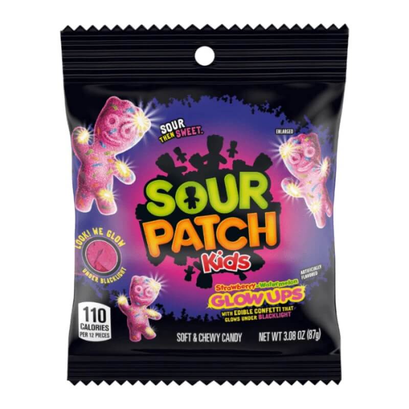 Sour Patch Kids Glowups 87g | Godis - Amerikanskt Godis | Gottegrisen