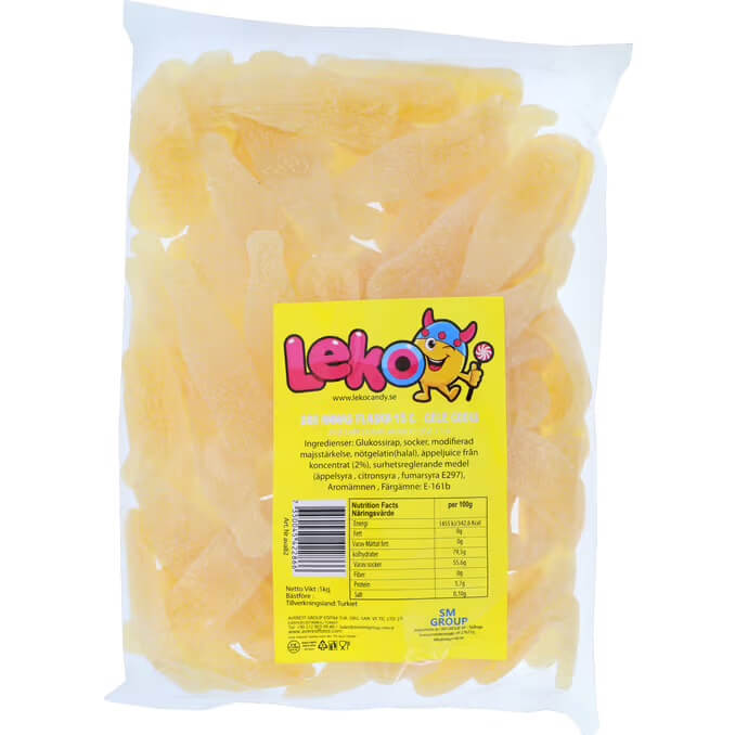 Leko Sur Ananansflaska 1kg | Godis | Gottegrisen