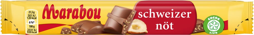 Marabou Schweizernöt Bar 43g