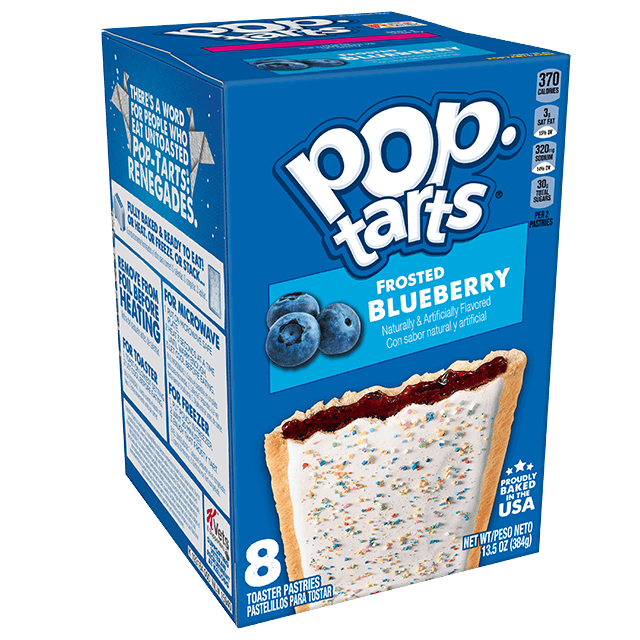 Kelloggs Pop-Tarts Frosted Blueberry