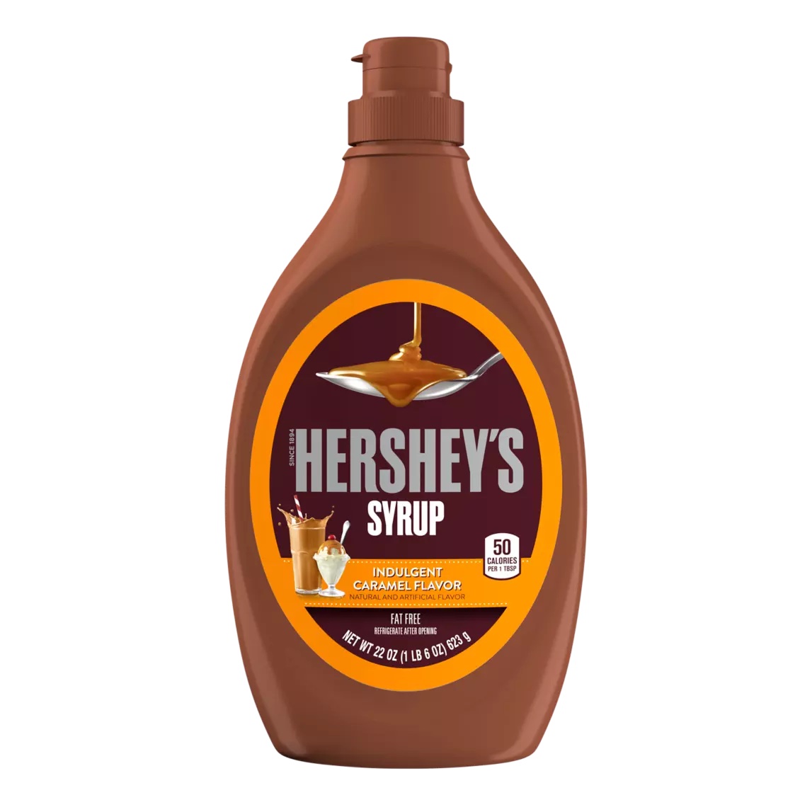 Läs mer om Hersheys Caramel Syrup 623g
