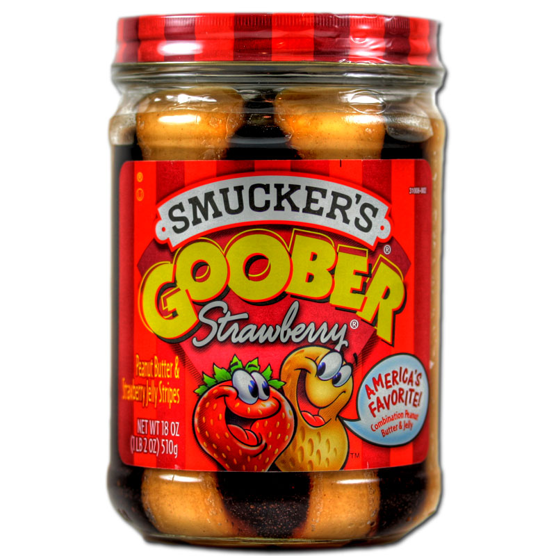 Läs mer om Smuckers Strawberry Flavour Goober Peanut Butter & Jelly