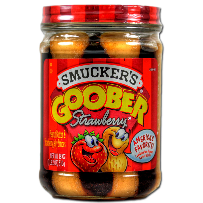 Smuckers Strawberry Flavour Goober Peanut Butter & Jelly