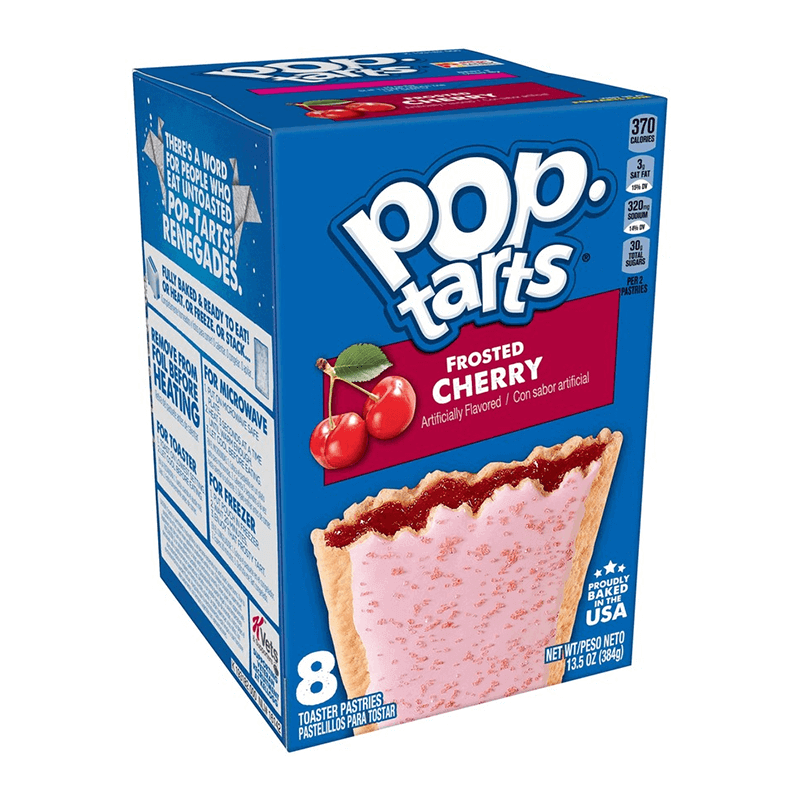Läs mer om Kelloggs Pop-Tarts Frosted Cherry