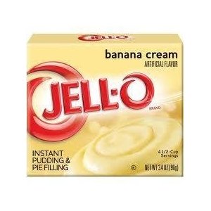Läs mer om Jello Instant Pudding - Banana Cream