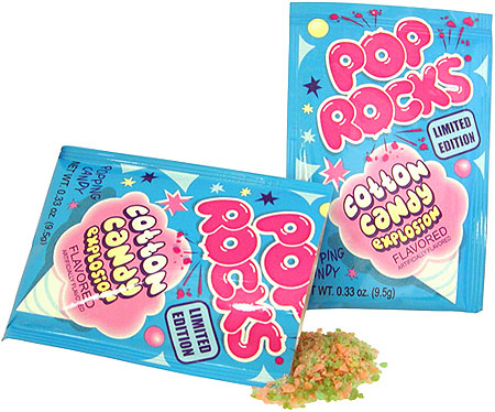 Läs mer om Pop Rocks Cotton Candy 9.5g