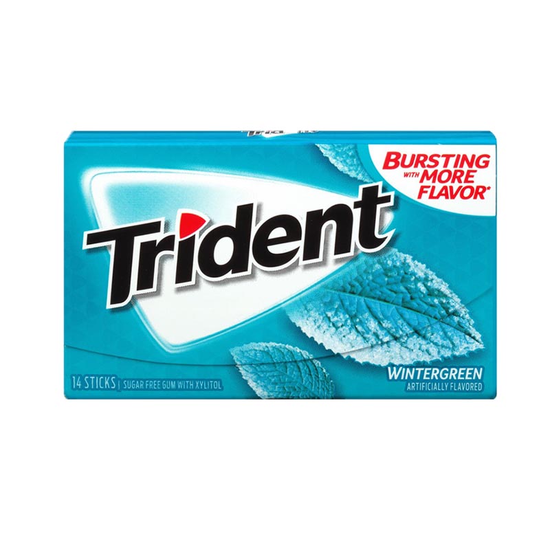 Läs mer om Trident Wintergreen Gum 31g