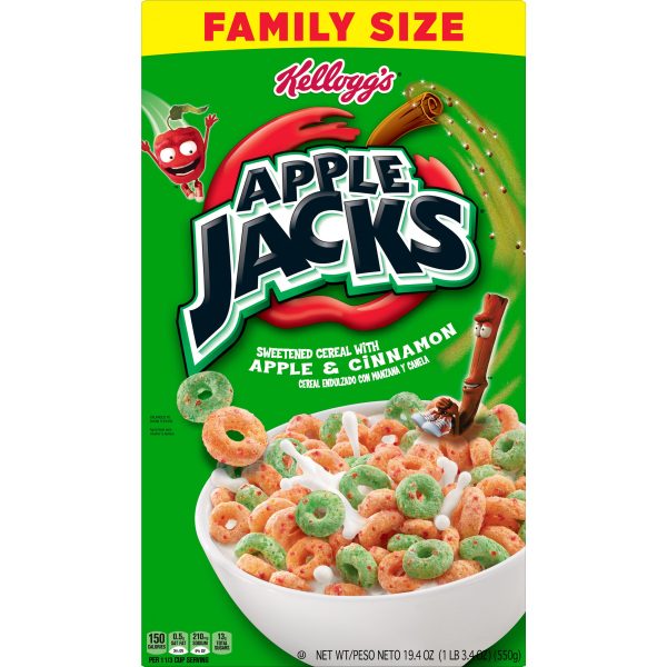 Kelloggs Apple Jacks 481gram