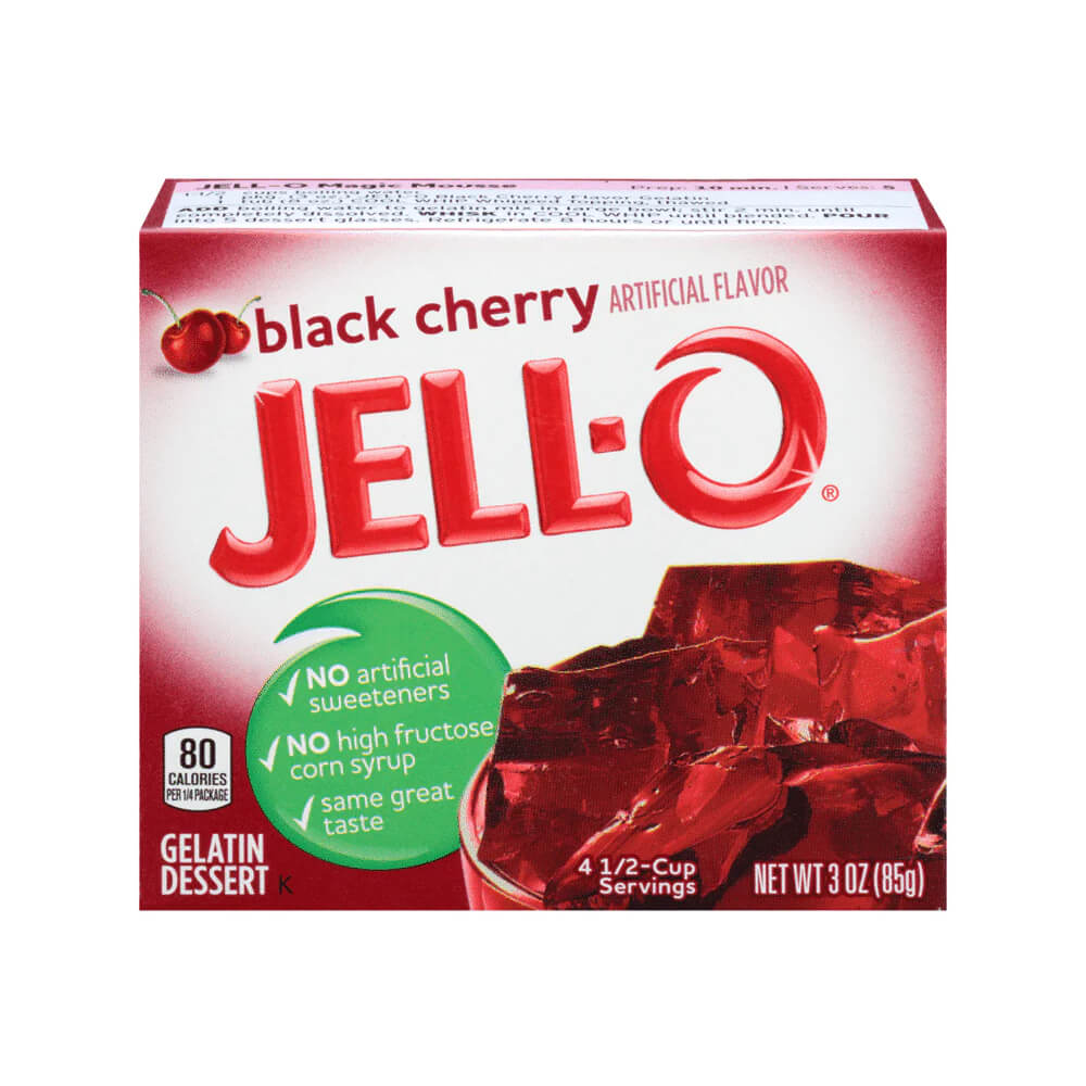 Jello Black Cherry 85g