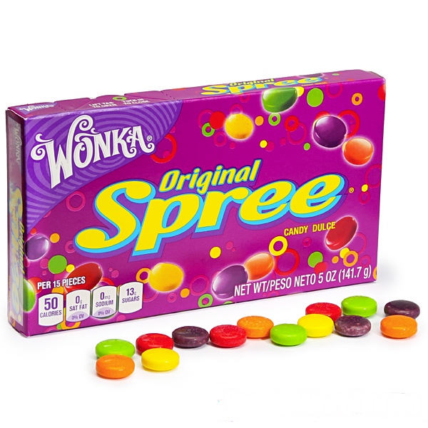 Wonka Spree Video Box 141gram