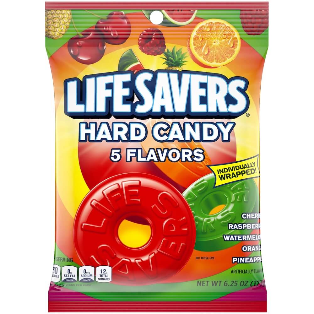 Läs mer om Lifesavers 5 Flavors Hard Candy 177g
