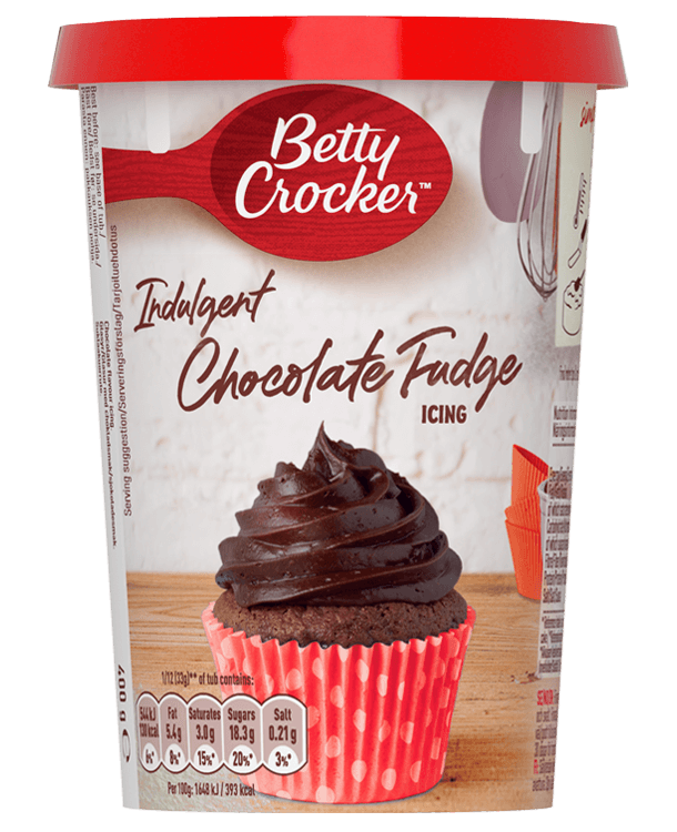 Läs mer om Betty Crocker Indulgent Chocolate Fudge Icing 400g