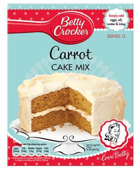 Läs mer om Betty Crocker Country Carrot Cake Mix 425g
