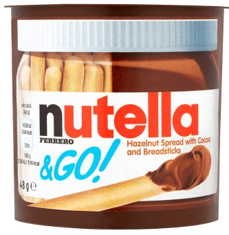 Nutella & Go Hazelnut Spread with Cocoa and Breadsticks 48g