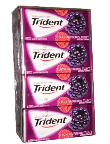 Läs mer om Trident Black Raspberry Twist