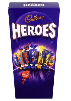 Läs mer om Cadbury Heroes Chocolate Carton 185g